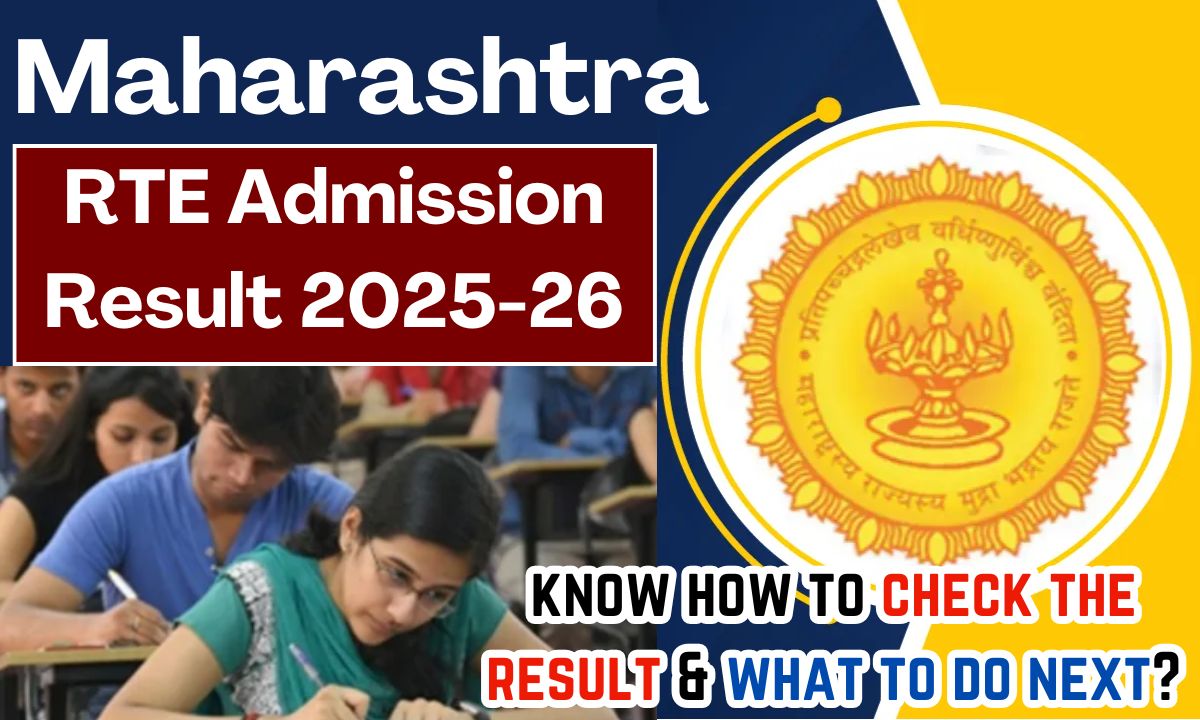 Maharashtra RTE Admission Result 2025-26