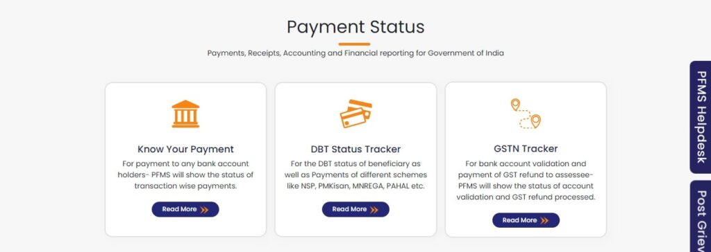 PFMS PAYMENT STATUS min